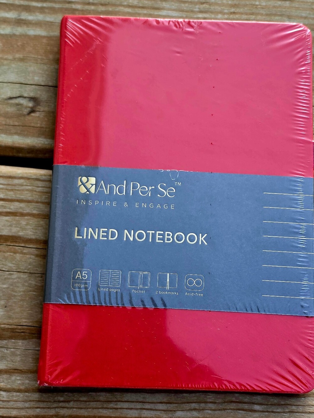 Per Se Red Dotted Notebook - Picture 14 of 16